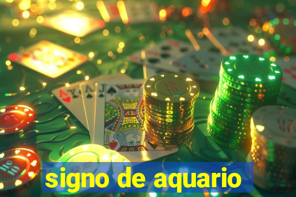 signo de aquario